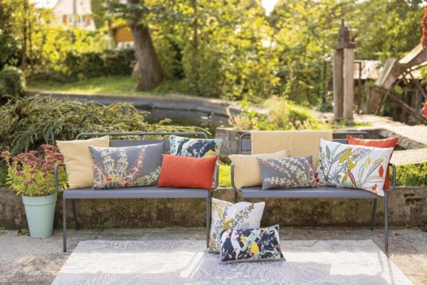 Coussin stonewashed Maia Sable 30 x 50 Coussins La Vallée du blanc