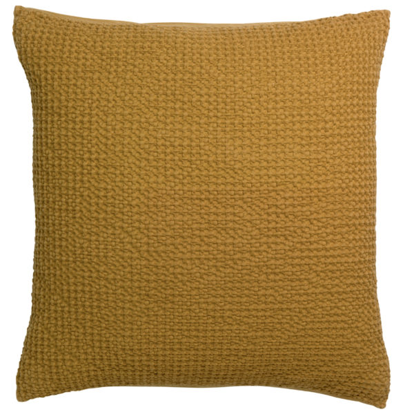 Coussin stonewashed Maia Bronze 45 x 45 Coussins La Vallée du blanc