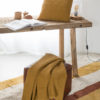 Coussin stonewashed Maia Bronze 45 x 45 – Image 2