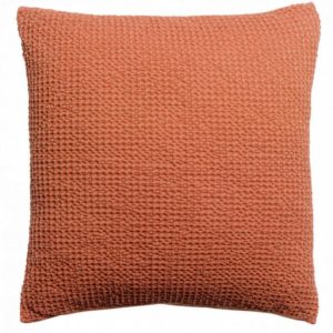 Coussin stonewashed Maia Citrouille 45 x 45 Coussins La Vallée du blanc