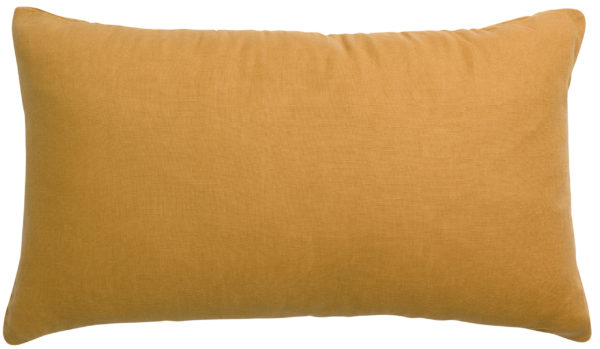 Coussin uni Zeff Ocre 30 x 50 Coussins La Vallée du blanc