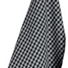Torchon recyclé Billie Noir/gris 50 x 70