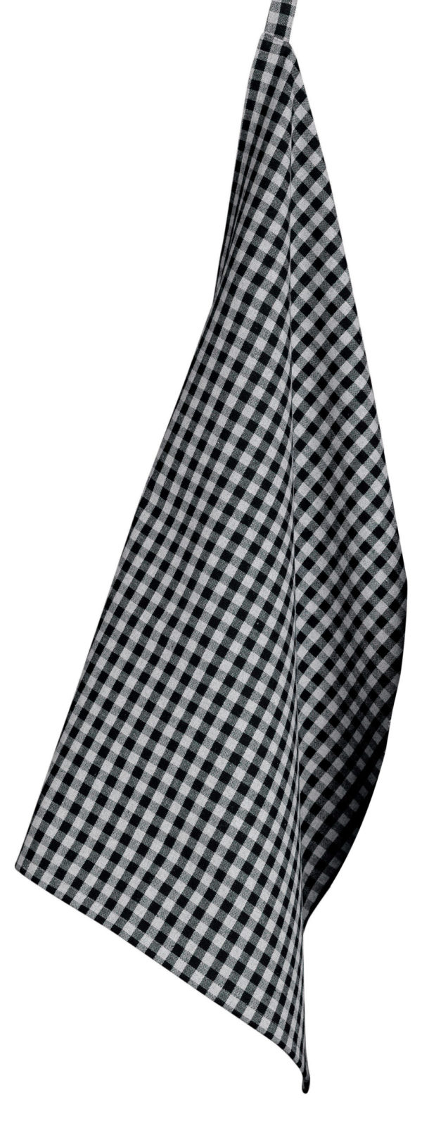 Torchon recyclé Billie Noir/gris 50 x 70 Torchons La Vallée du blanc