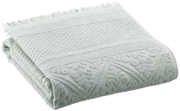 Drap de douche uni Zoé Jade 70 x 140 Draps de douche La Vallée du blanc