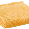 Drap de bain uni Zoe Mimosa 100 x 180