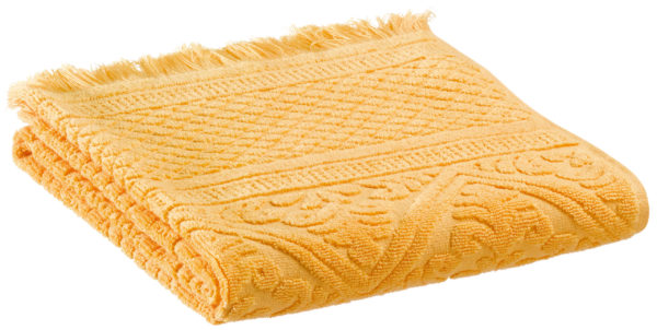 Drap de bain uni Zoe Mimosa 100 x 180 Draps de bain La Vallée du blanc
