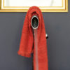 Drap de bain uni Zoé Brique 100 x 180 – Image 2