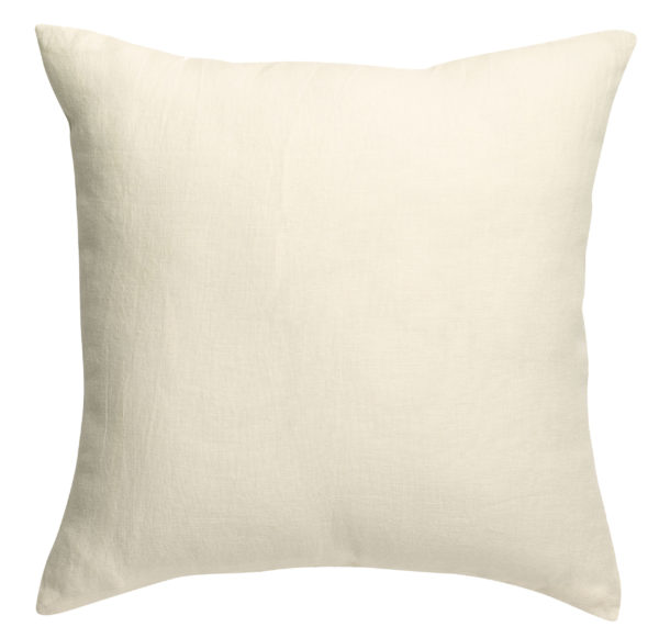 Coussin uni Zeff Craie 45 x 45 Coussins La Vallée du blanc