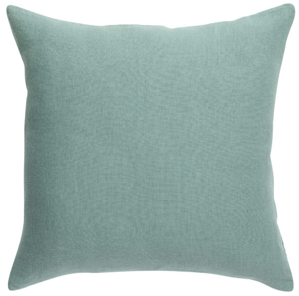 Coussin uni Zeff Vert de gris 45 x 45 Coussins La Vallée du blanc