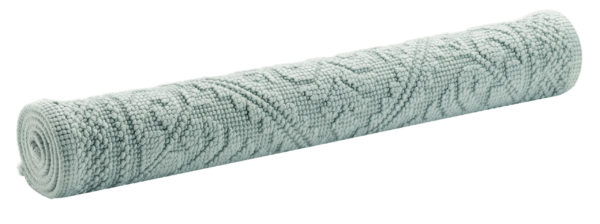 Tapis de bain uni Enzo Jade 54 x 64 Tapis de bain La Vallée du blanc