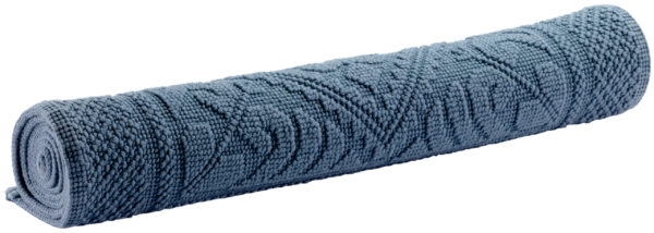 Tapis de bain uni Enzo Tempête 54 x 64 Tapis de bain La Vallée du blanc