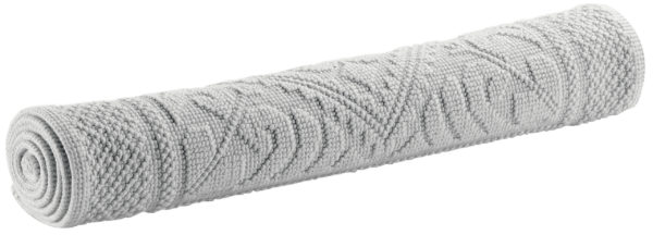 Tapis de bain uni Enzo Perle 54 x 110 Tapis de bain La Vallée du blanc