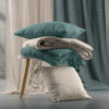 Coussin uni Zeff Blanc 40 x 65 – Image 2