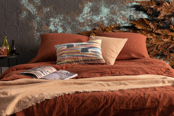 Coussin uni Zeff Sable 40 x 65 Coussins La Vallée du blanc