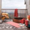 Tapis de bain uni Etia Corail 54 x 64 – Image 3