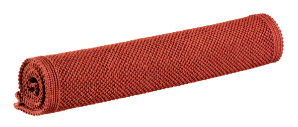 Tapis de bain uni Etia Rooibos 54 x 110 Tapis de bain La Vallée du blanc