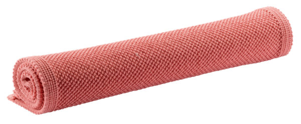Tapis de bain uni Etia Corail 54 x 110 Tapis de bain La Vallée du blanc