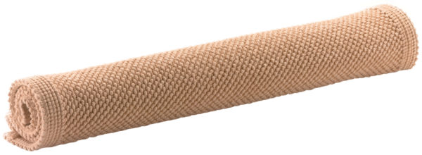Tapis de bain uni Etia Latte 54 x 110 Tapis de bain La Vallée du blanc