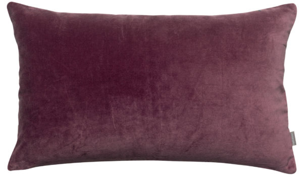 Coussin uni Elise Lilas 30 x 50 Coussins La Vallée du blanc