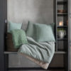 Coussin uni Elise Opaline 45 x 45 – Image 2