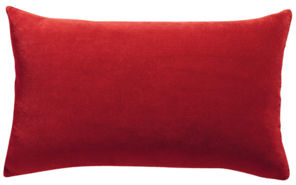 Coussin uni Elise Groseille 40 x 65 Coussins La Vallée du blanc