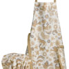 Tablier de cuisine et toque en coton bio Pandi Naturel 52 x 63