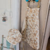 Tablier de cuisine et toque en coton bio Pandi Naturel 52 x 63 – Image 2
