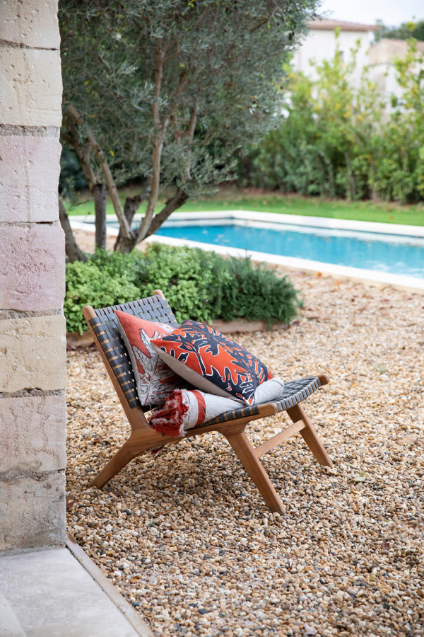 Coussin Coco brodé Rooibos 45 x 45 Coussins La Vallée du blanc