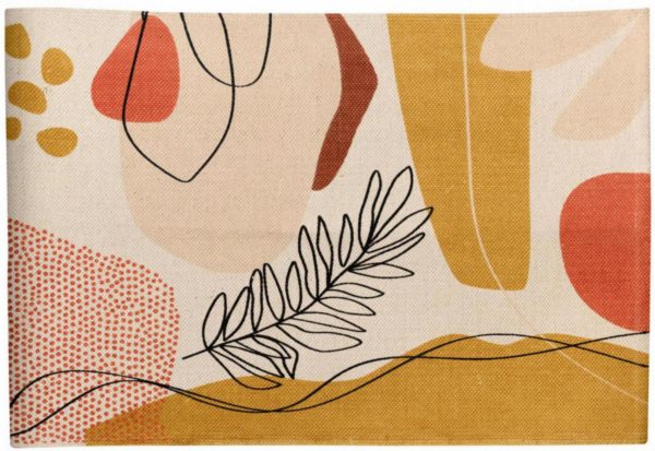 Tapis Legno Multico 60 x 90 Tapis La Vallée du blanc