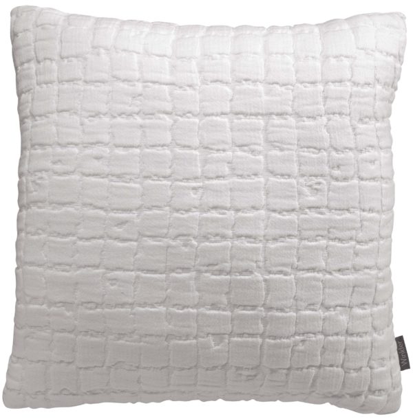 Coussin Stonewashed Swami Blanc 45 X 45 Coussins La Vallée du blanc