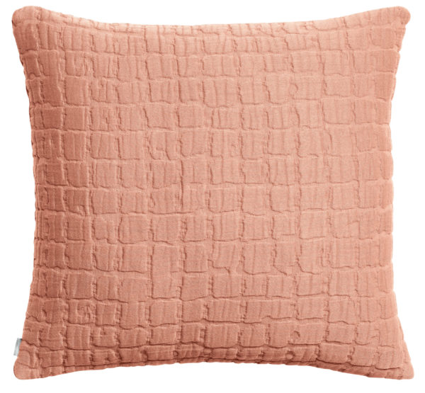 Coussin stonewash Swami Argile 45 x 45 Coussins La Vallée du blanc