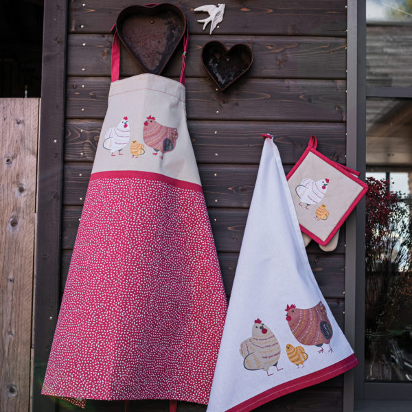 Gant de cuisine et manique Fadèle Ficelle 18 x 28 Gants de cuisine La Vallée du blanc
