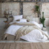 Jeté de lit Stonewashed Zeff Craie 180 x 260 – Image 2