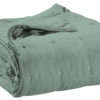 Jeté de lit Stonewashed Zeff Vert de gris 180 x 260