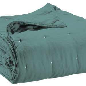 Jeté de lit Stonewashed Zeff Prusse 180 x 260 Jetés de lit La Vallée du blanc