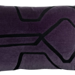 Coussin Fara brodé Raisin 40 x 65 Coussins La Vallée du blanc