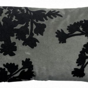 Coussin Rosalie brodé Thym 40 x 65 Coussins La Vallée du blanc
