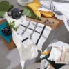 Lot gant de cuisine/manique recyclé Jona Vert 15 x 30 – Image 2
