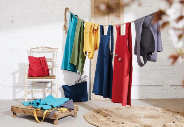 Lot gant de cuisine/manique recyclé Jona Topaze 15 x 30 Gants de cuisine La Vallée du blanc