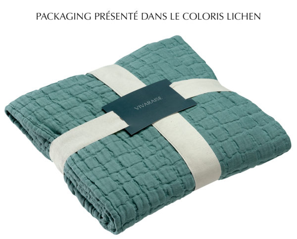 Plaid stonewashed Swami Lin 130 x 200 Plaids La Vallée du blanc