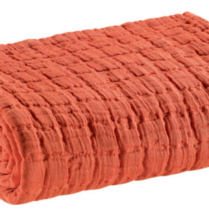 Plaid stonewash Swami Rooibos 130 x 200 Plaids La Vallée du blanc
