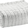 Couvre-lit stonewashed Swami Blanc 180 x 260