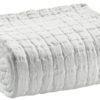 Couvre-lit stonewashed Swami Blanc 240 x 260