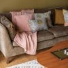 Couvre-lit stonewash Swami Argile 240 x 260 – Image 3