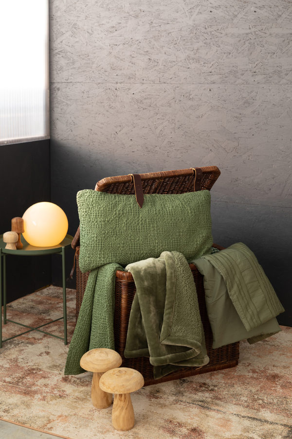Plaid Michka Amande 130 x 160 Plaids La Vallée du blanc