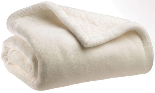 Maxi plaid Michka Neige 180 x 220 Plaids La Vallée du blanc