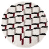 Tapis Erika Neige diamètre 160 cm