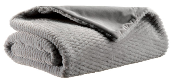 Plaid Georgia Perle 140 x 180 Plaids La Vallée du blanc