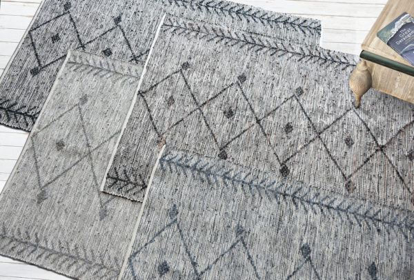 Tapis Léonie Gris 160 x 230 Tapis La Vallée du blanc