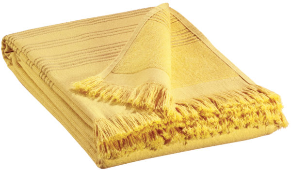 Drap hammam Cancun Curry 90 x 180 Draps hammam La Vallée du blanc